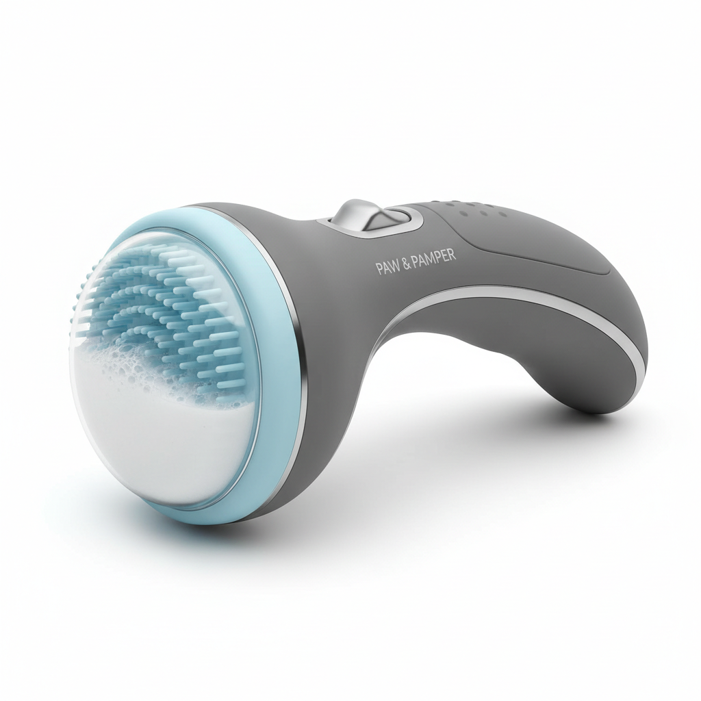 Dog Shower Brush – Shampoo & Massage Scrubber
