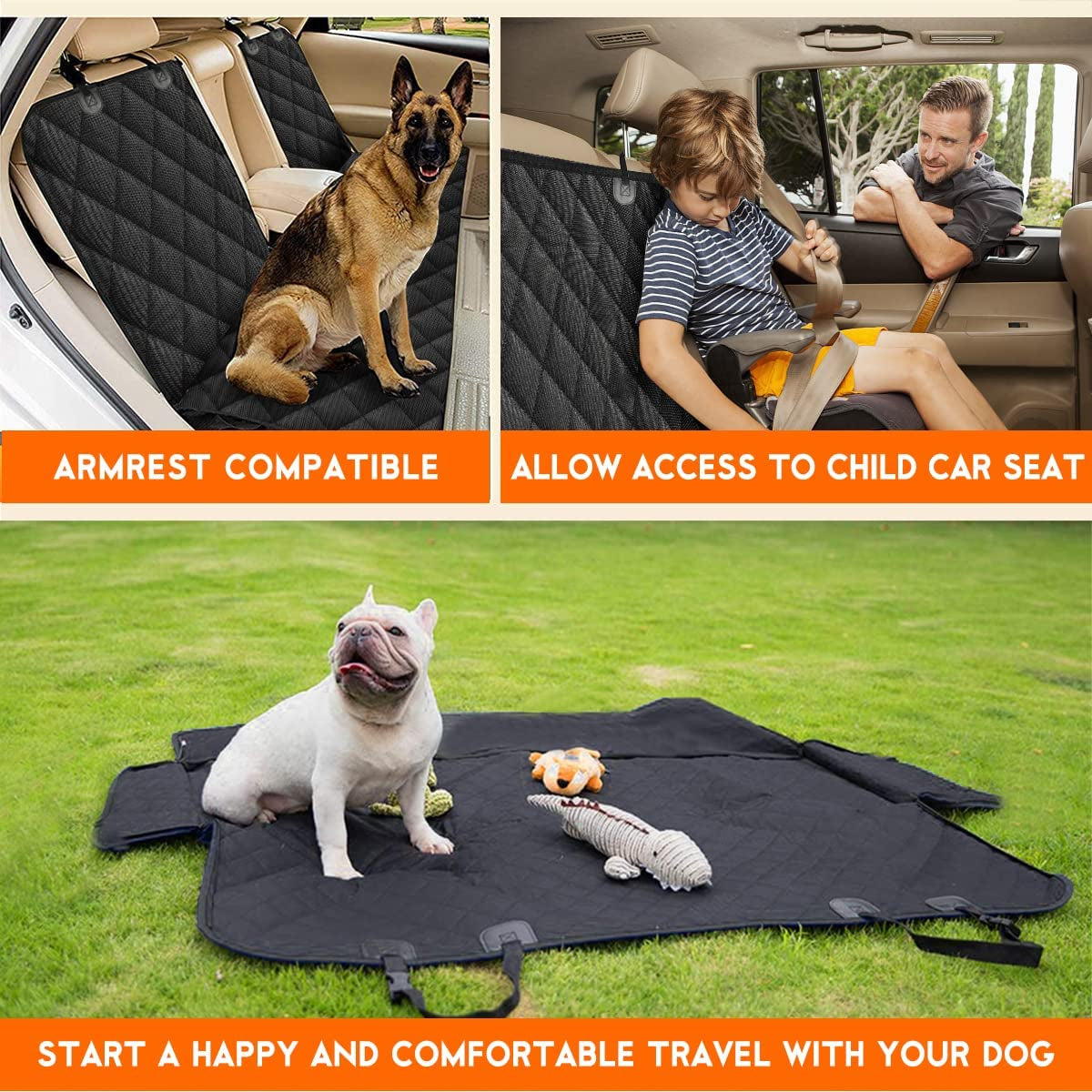 waterproof dog car seat cover